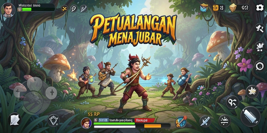 Tampilan gameplay 55RP yang menakjubkan dengan grafik yang memukau.