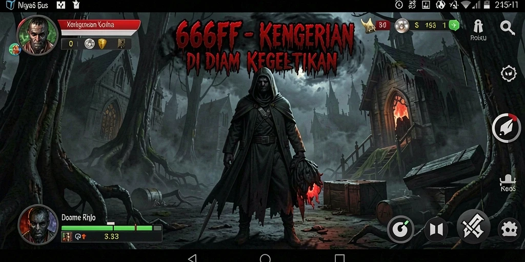 Gameplay menegangkan di dalam dunia misteri dan horor.