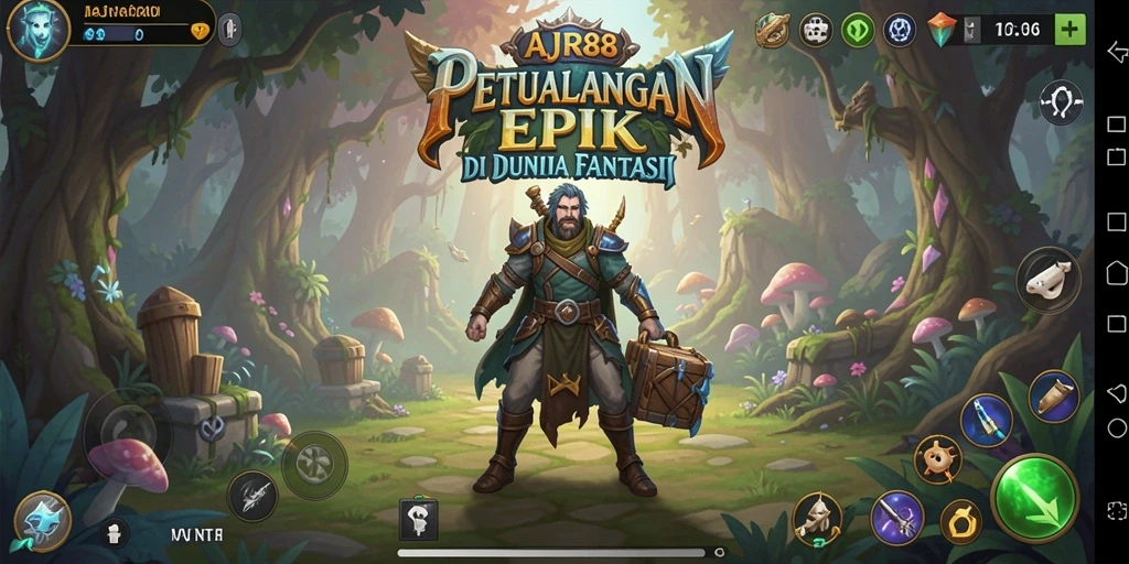 Tampilan gameplay AJR88 yang menarik dalam dunia RPG.