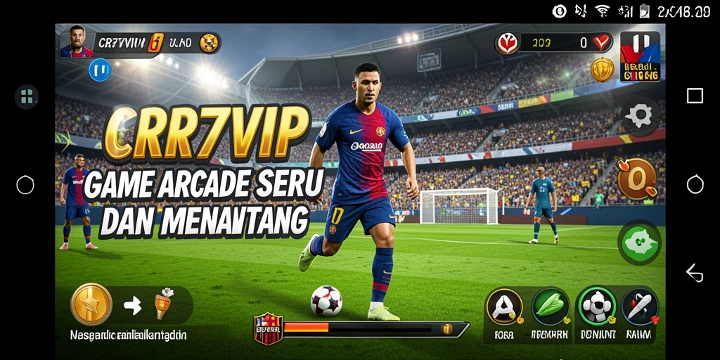 Tampilan gameplay interaktif dan menantang di CR7VIP.