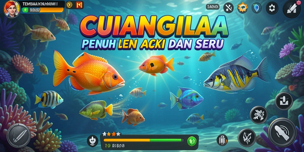 Gameplay seru menangkap ikan di CUANGILA.