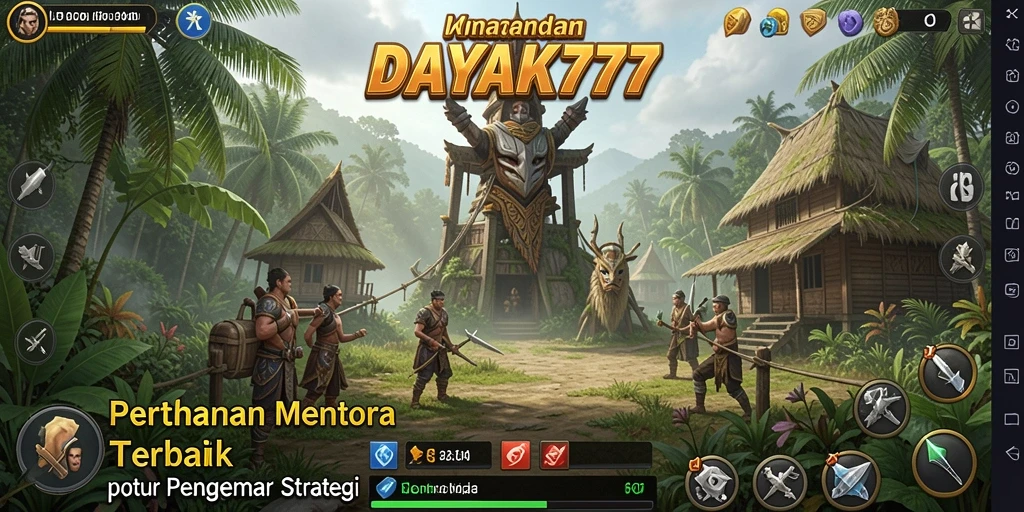 Gameplay menarik dari DAYAK777 dalam pertahanan menara.
