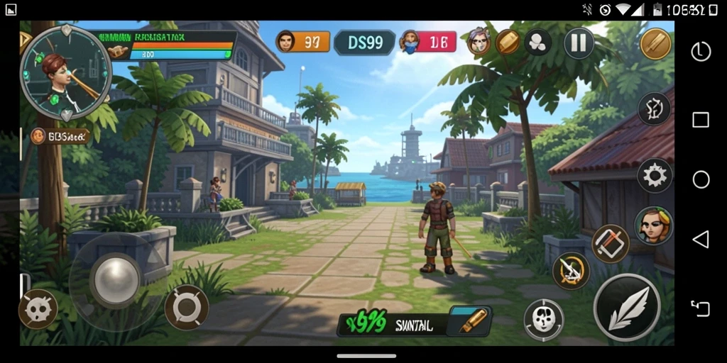 Tampilan gameplay DS99 yang seru dan menghibur.