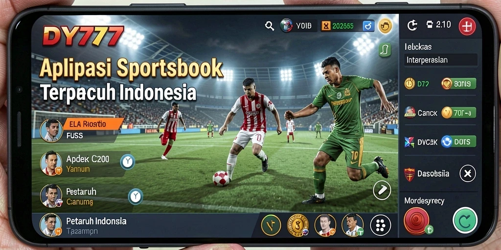 Tampilan gameplay Sportsbook DY777 dengan fitur taruhan yang menarik.