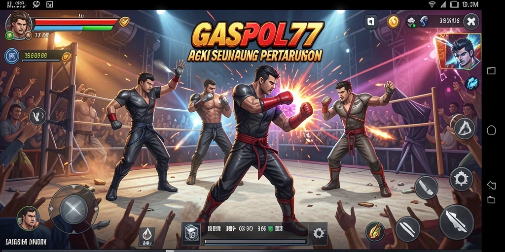Screenshot utama GASPOL77 menunjukkan gameplay Action yang mendebarkan.