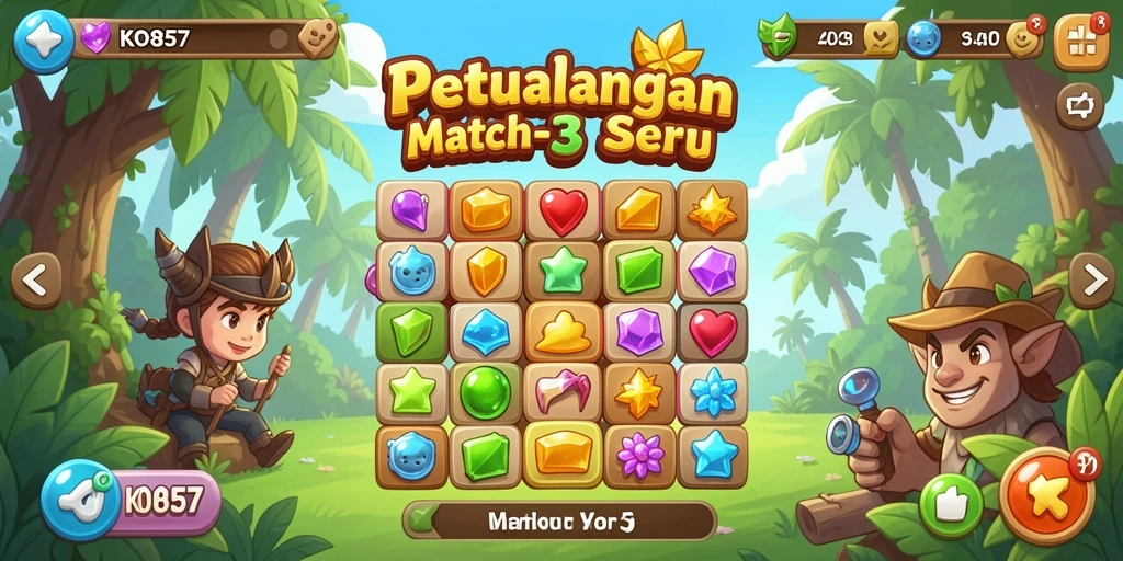 Gameplay seru di KO857 yang menuntut strategi cerdas.