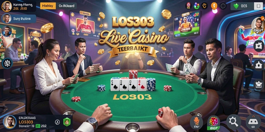Screenshot dari gameplay Live Casino yang menarik dan interaktif.