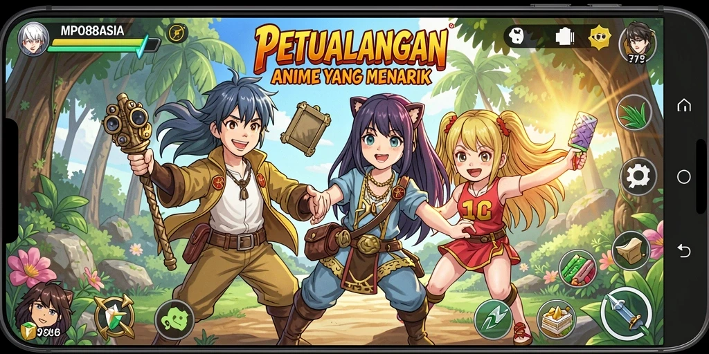 Tampilan menarik dari gameplay MPO88ASIA yang memukau.