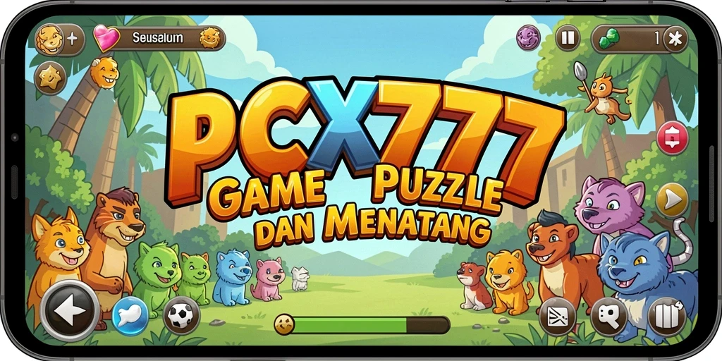Tampilan gameplay PCX777 yang menarik dan menantang.