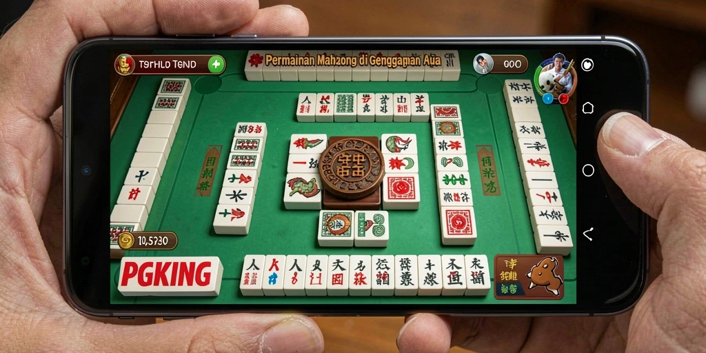 Screenshot utama PGKING menampilkan pengalaman bermain Mahjong yang seru.