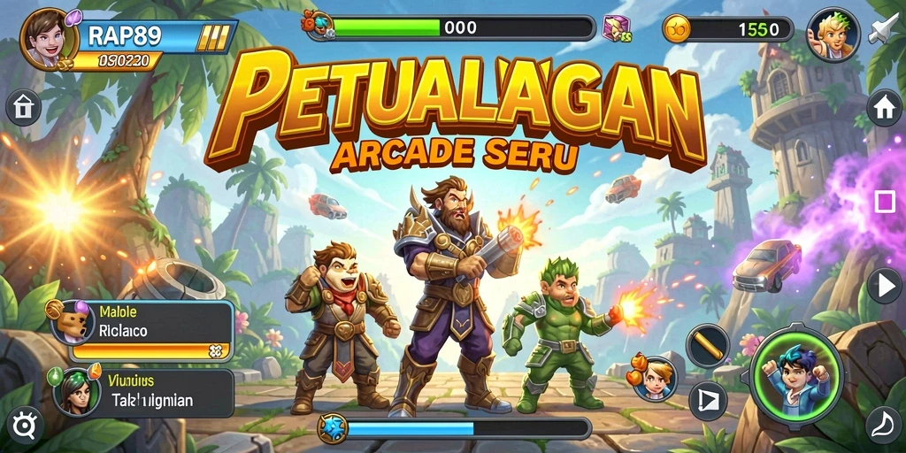 Tampilan gameplay seru dan menantang dari RAP89.