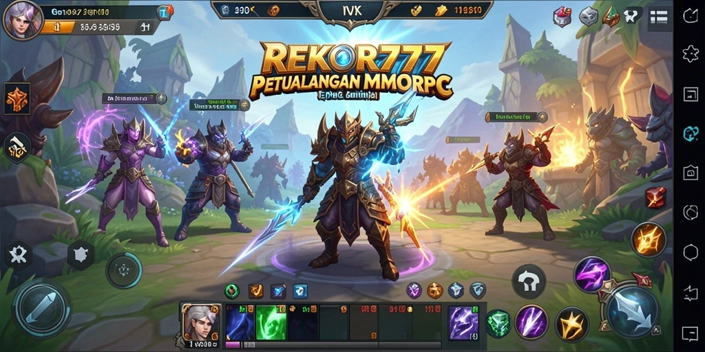 Tampilan gameplay epik dalam dunia <strong>REKOR777</strong> yang menakjubkan.