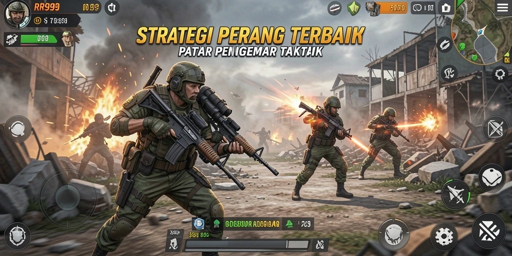 Gameplay strategis yang intens dan menantang dari RR999.