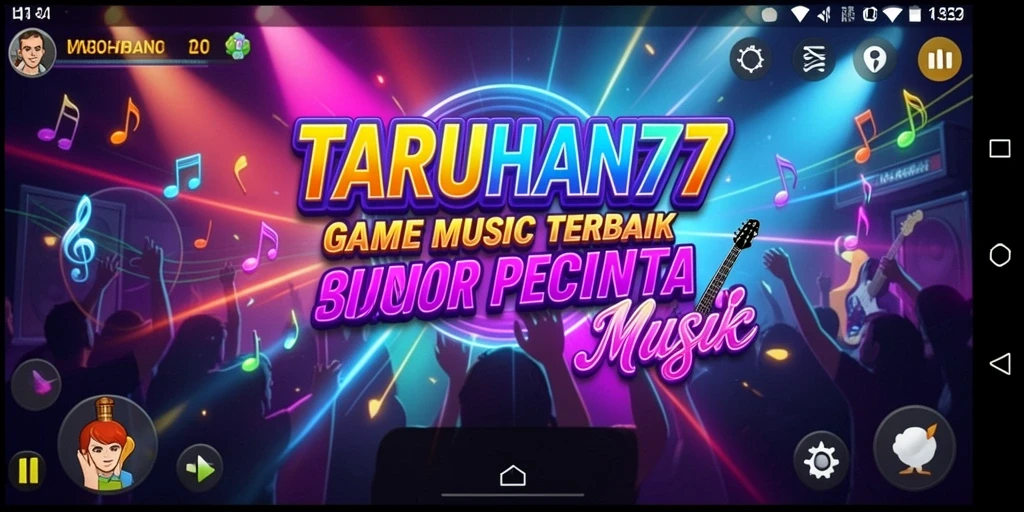 Gameplay seru dari TARUHAN77 dengan musik yang beragam.