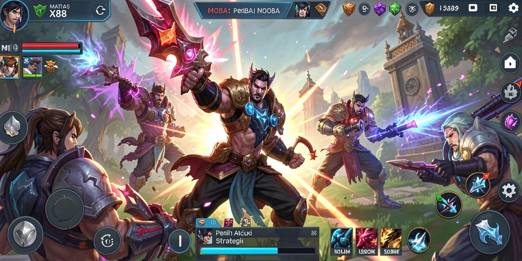 Tampilan gameplay X88 yang memukau dan penuh strategi.