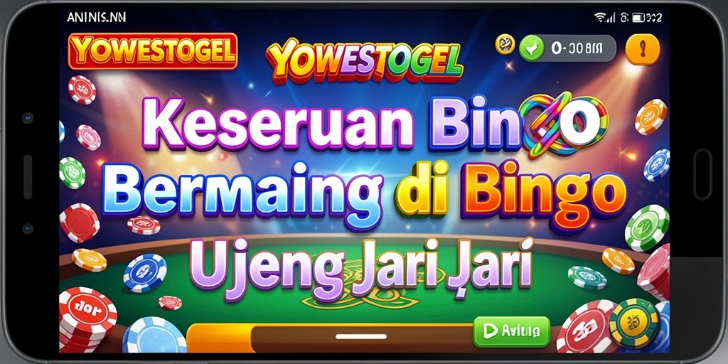 Screenshot gameplay Bingo penuh warna di YOWESTOGEL.