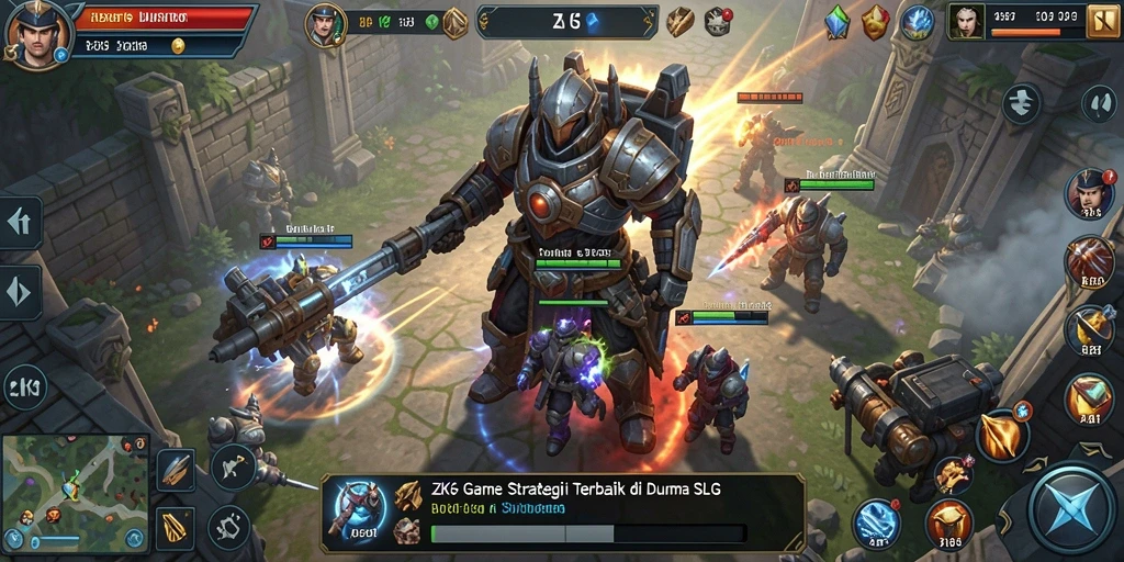 Gameplay menarik ZK6 dengan pertempuran dan strategi mendalam.